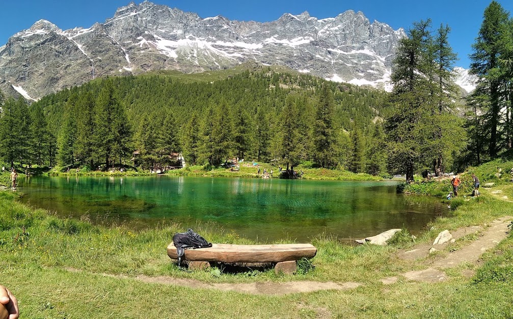 Il Lago Blu a Cervinia