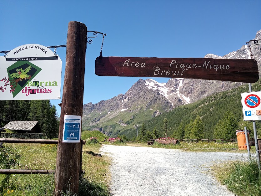 Il Lago Blu a Cervinia