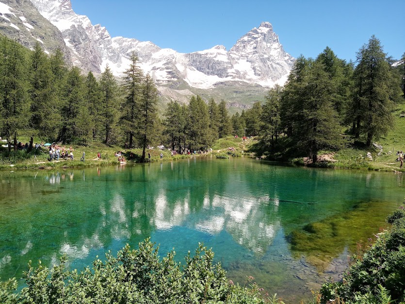 Il Lago Blu a Cervinia