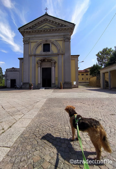 A Crespi d’Adda con il nostro cane